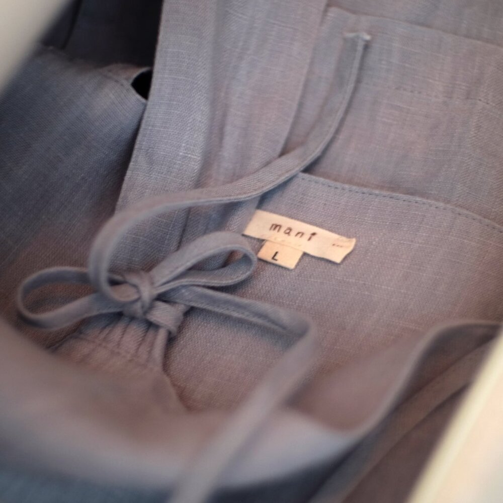 Alice pinafore dress (100%) linen fabric , dress - Picture 9 of 9